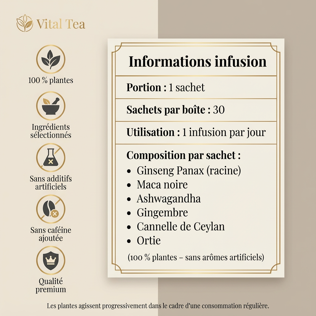 Masculine Vitality – Energy & Performance Tea